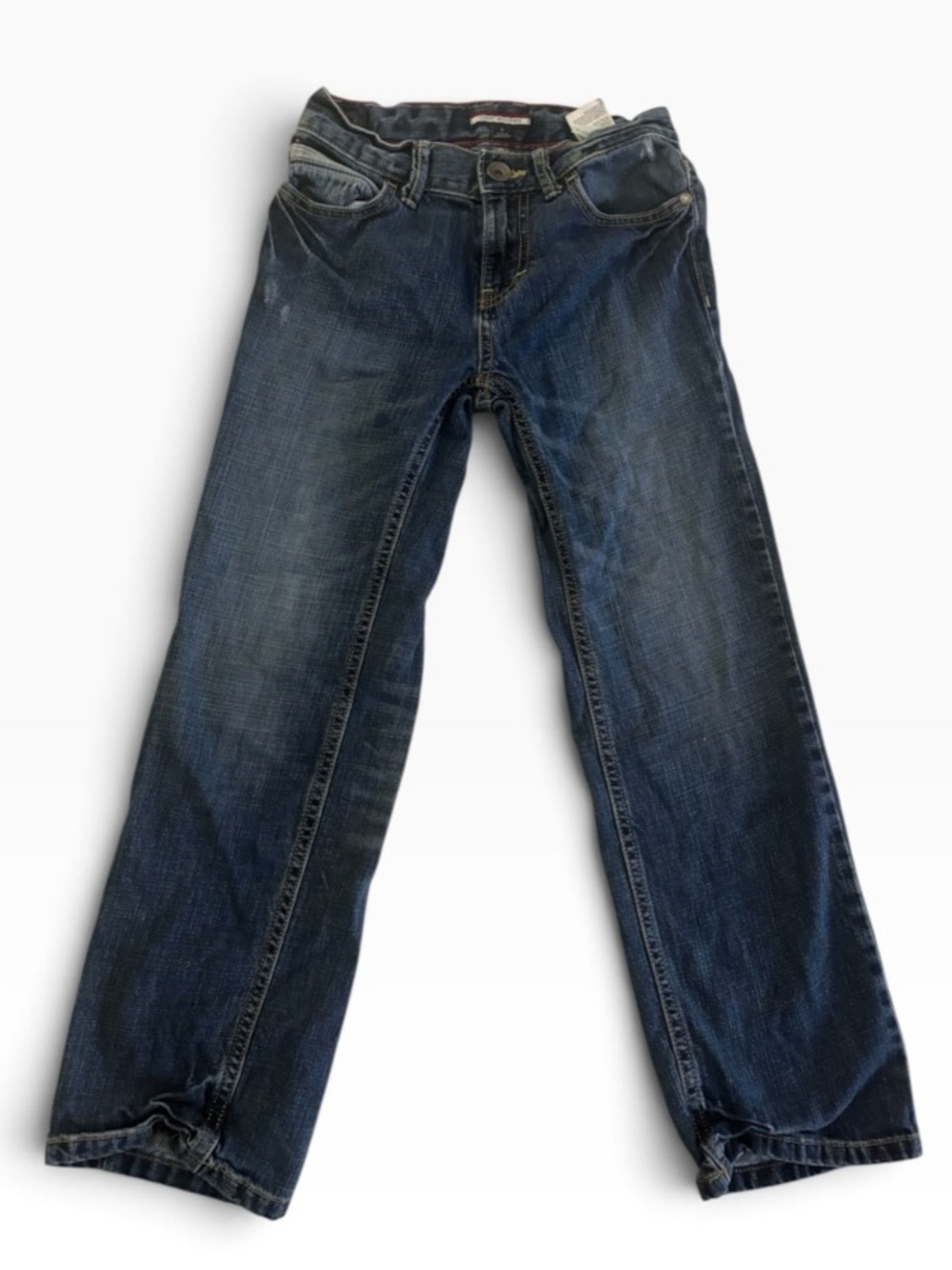 Tommy Hilfiger Boys Blue Straight-Leg Denim Jeans